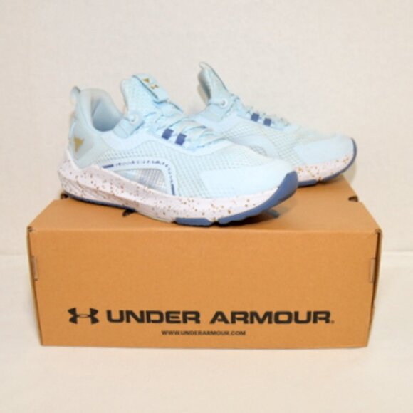 Under Armour Project Rock BSR 3 UA Blue Women Size 8 Cross Training 3026458-401. - Picture 1 of 11